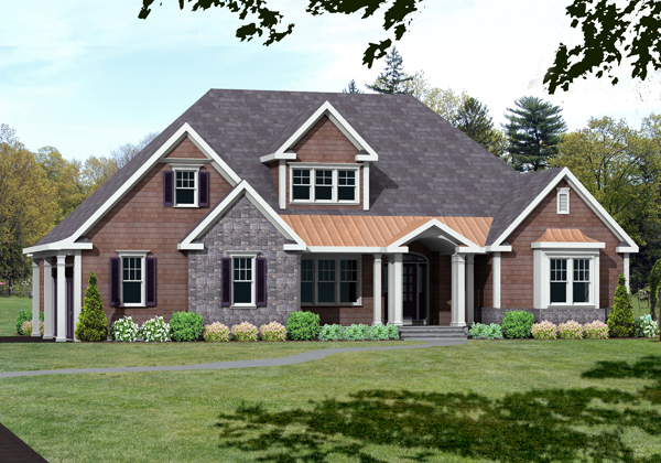 Unique Style Home front elevation
